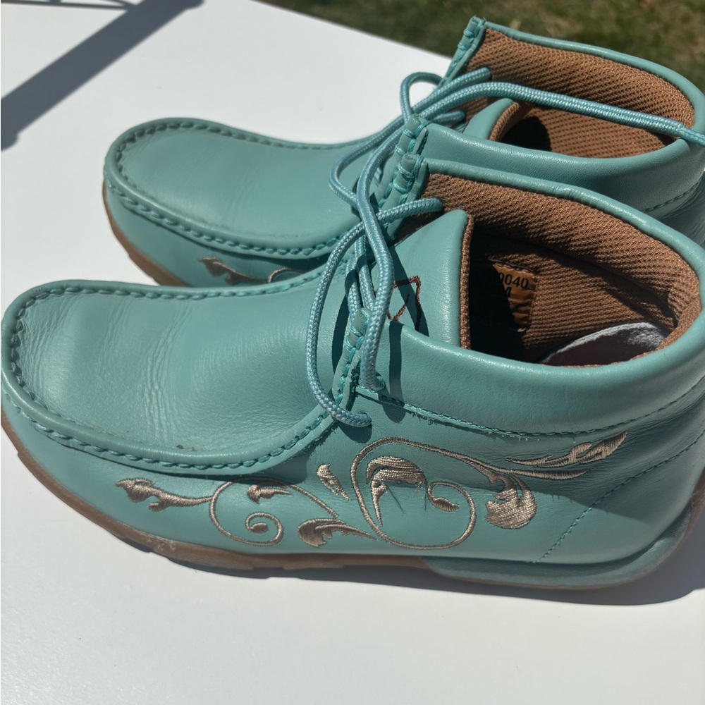 Twisted X Light Blue Chukka Driving Moc